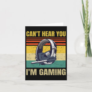 Grappige Gamer Headset Kan Je Niet Horen Ik Ben Ga Kaart
