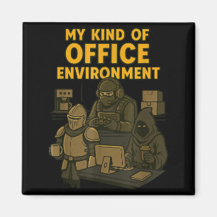 Grappige Gamer Kantoor Werk Sarkasme Gamer Nerd Ka Magneet
