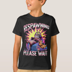 Grappige Gamer Kat T-shirt