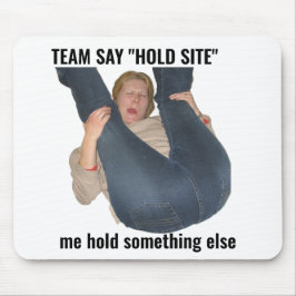 Grappige gamer meme muismat houd site