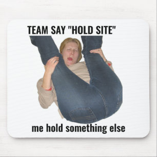 Grappige gamer meme muismat houd site