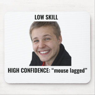 Grappige Gamer Muis Vertraging Meme Muismat
