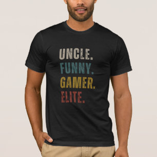 Grappige Gamer Oom Elite T-shirt