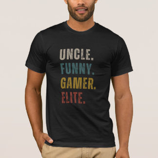 Grappige Gamer Oom Elite T-shirt