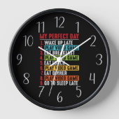 Grappige gamer perfecte dag woord kunst (Voorkant)