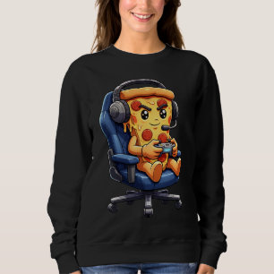 Grappige Gamer Pizza Gamen Videogames Enthousiast Trui