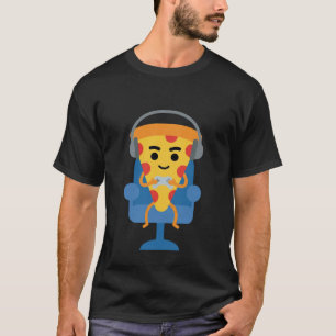 Grappige Gamer Pizza Gaming Videogame Enthousiast T-shirt