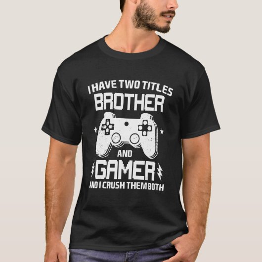 Grappige Gamer Video Game Controller voor Son Boys T-shirt (Voorkant)