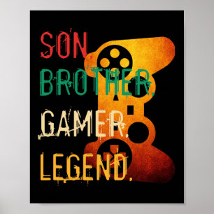 Grappige Gamer Vintage Videogames Voor Jongens Zoo Poster