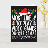 Grappige Gamer Waarschijnlijk Videogames Spelend O Kaart (Gele Bloem)