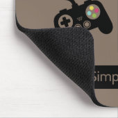 Grappige gamers stoppen nooit citaat muismat (Hoek)