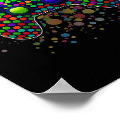 Grappige Gaming Controller Stippen Video Gamers St Poster (Hoek)