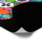 Grappige Gaming Controller Stippen Video Gamers St Poster (Hoek)