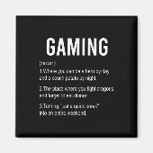 Grappige Gaming Definitie2 Magneet (Voorkant)