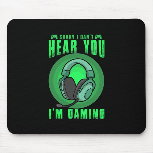 Grappige Gaming Gamer Game Controller Video Gaming Muismat (Voorkant)