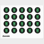 Grappige Gaming Gamer Game Controller Video Gaming Ronde Sticker (Vel)