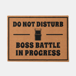 Grappige Gaming Geeky Humor Minimalistisch Rustiek Deurmat