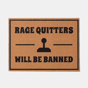 Grappige Gaming Humor Eenvoudige Minimalistische R Deurmat