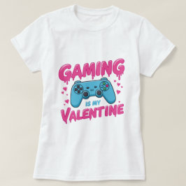 Grappige "Gaming is mijn Valentijn" gamer T-shirt
