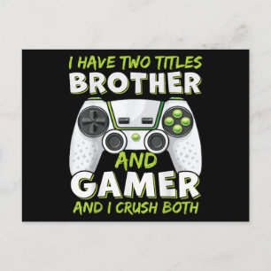 Grappige Gaming Jongens Meisjes Mannen Gamer Video Briefkaart