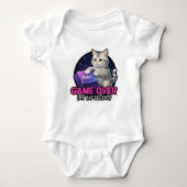 Grappige Gaming Kat Gamer Cadeau - Mijn Kat Besloo Romper (Voorkant)