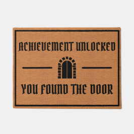 Grappige Gaming Nerd Humor Rustieke Minimalist Deurmat