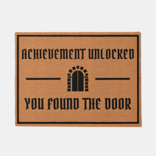 Grappige Gaming Nerd Humor Rustieke Minimalist Deurmat