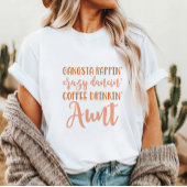 Grappige Gangsta Tante T-shirt