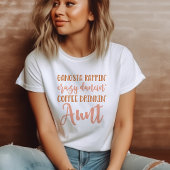 Grappige Gangsta Tante T-shirt