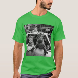 Grappige Gangsterkatten Straat vrienden T-shirt