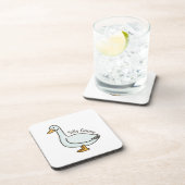 Grappige Gans, Gans Liefhebber, Dwaze Gans Bier Onderzetter (Rechterzijde)