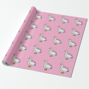 Grappige Gans, Gans Liefhebber, Dwaze Gans Cadeaupapier