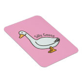 Grappige Gans, Gans Liefhebber, Dwaze Gans Magneet (Rechterzijde)