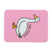 Grappige Gans, Gans Liefhebber, Dwaze Gans Magneet (Horizontaal)