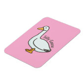 Grappige Gans, Gans Liefhebber, Dwaze Gans Magneet (Linkerzijde)