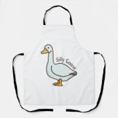 Grappige Gans, Gans Liefhebber, Dwaze Gans Schort (Voorkant)