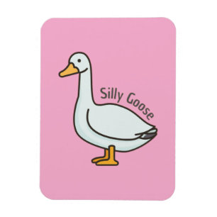 Grappige gans, ganzenliefhebber, Gekke gans Magneet