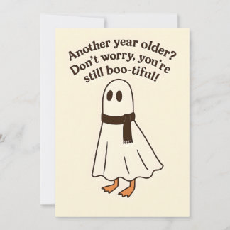 Grappige Gans Halloween Verjaardagskaart Kaart