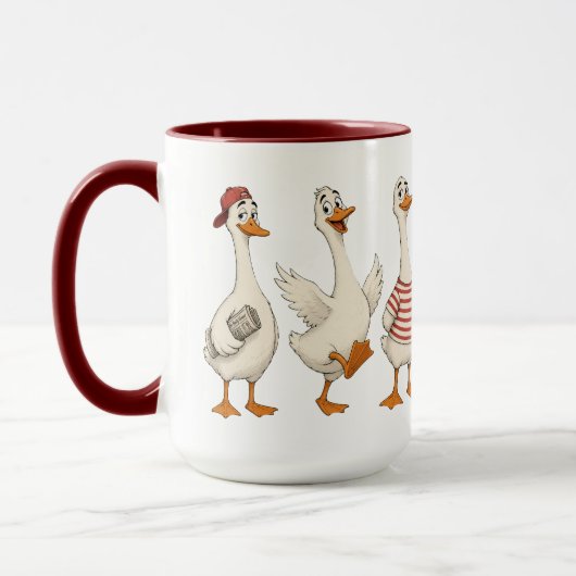 Grappige Gans Karakter Set Mok (Links)