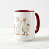 Grappige Gans Karakter Set Mok (Voorkant rechts)