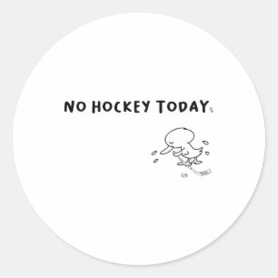 Grappige Gans Meme Geen Hockey Vandaag Cadeau Voor Ronde Sticker