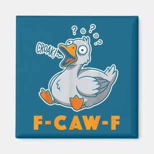 Grappige Gans Meme T-shirt Grapvogel Humor Spreuk Magneet