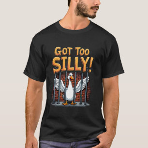Grappige Gans Meme Werd Te Belachelijk Cartoon Mem T-shirt