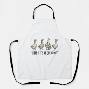 Grappige Gans Noodstop Vintage Shirt Ontwerp_1 Schort