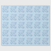 Grappige Gans Patroon Cadeaupapier (Vlak)