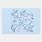 Grappige Gans Patroon Inpakpapier Vel (Voorkant)