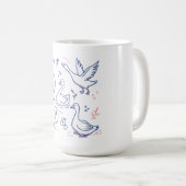 Grappige Gans Patroon Koffiemok (Voorkant rechts)