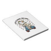 Grappige Gans Scooter Liefde Vintage Shirt Ontwerp Notitieblok (Schuin)