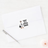 Grappige Gans Sticker – “Vandaag ben ik een Serieu (Envelop)
