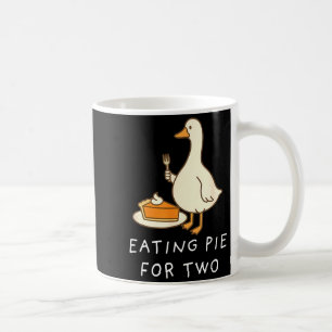 Grappige Gans Thanksgiving Koppels Zwangerschapsaa Koffiemok